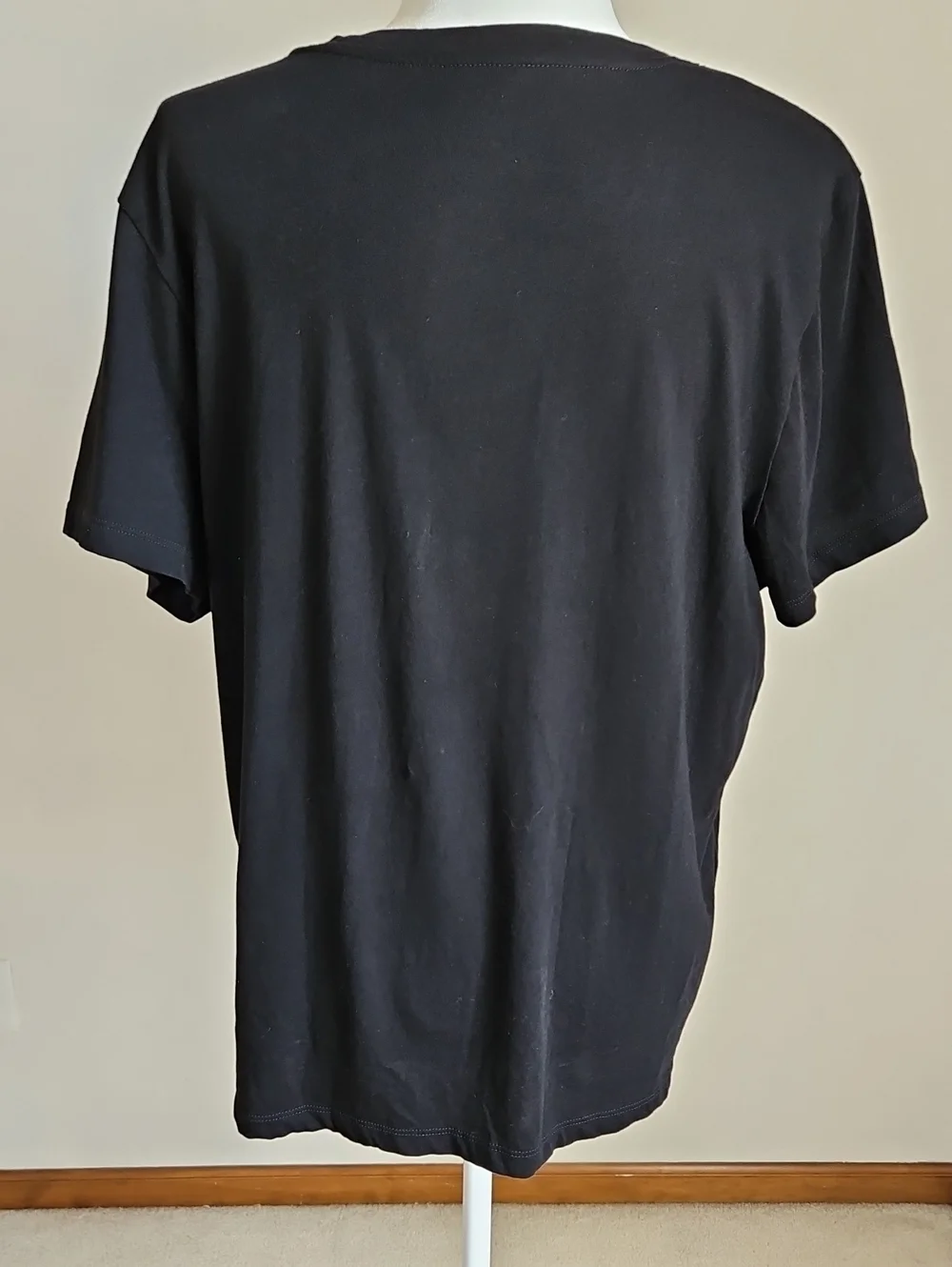Madewell Softfade Cotton Short Sleeve V   Neck Tee XXL Black 2025 Stretch Basic